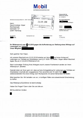 Rechtsanwalt Koper Krankenkasse Aufforderung Zur Stellung Eines Reha Antrags Nur Aufgrund Echter Gutachten