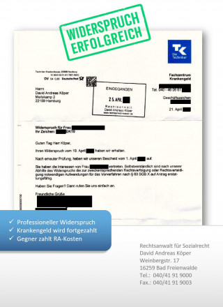 Techniker Krankenkasse Krankengeld